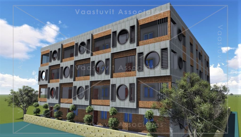 Student Hostel Block Vaastuvit Associates
